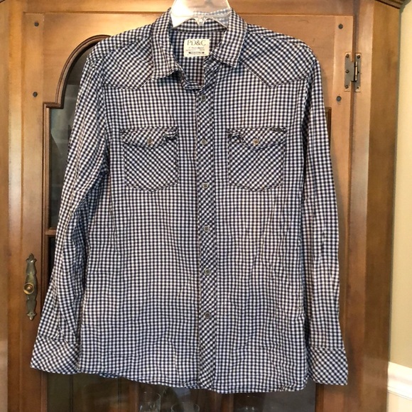 PD&C Other - LAST CHANCE! Plaid PD&C Button-up, Medium